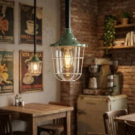 Luminaire industriel suspendu avec conduit