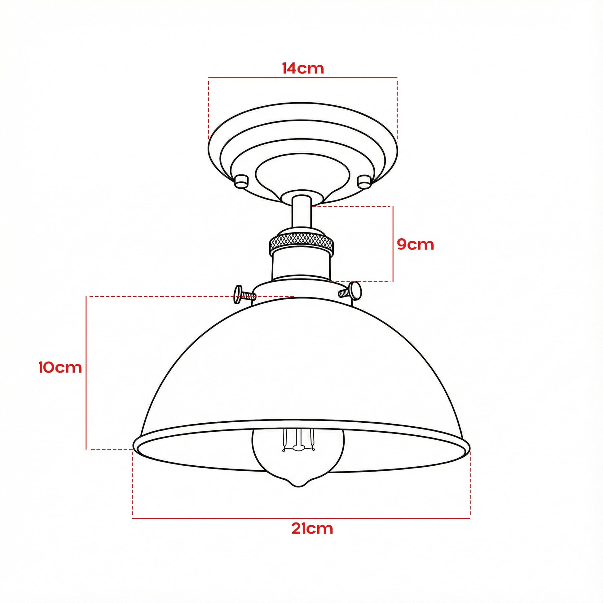 light metal fixture ceiling