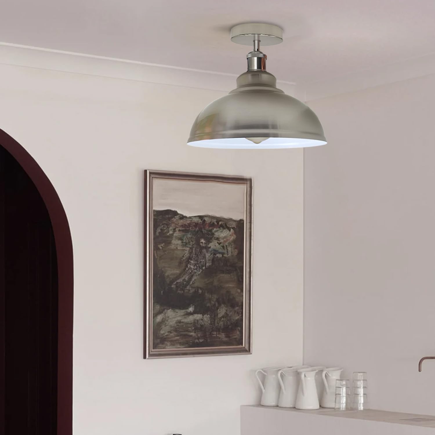 led plafonnier abat lustre