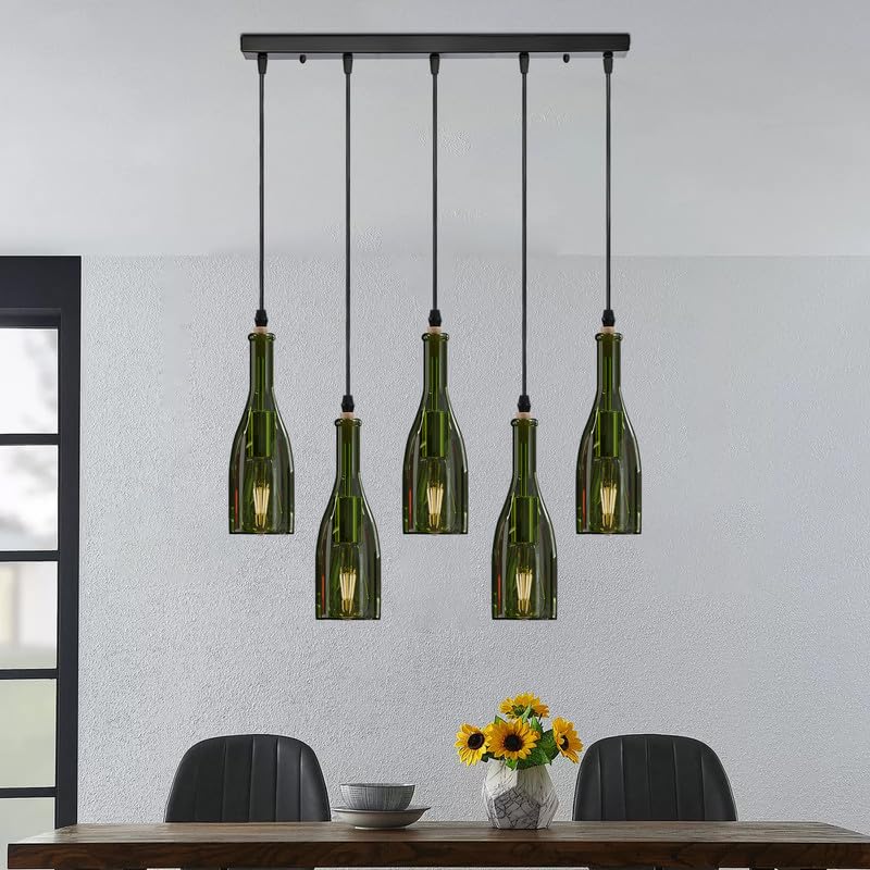 bottle-shaped light led pendan