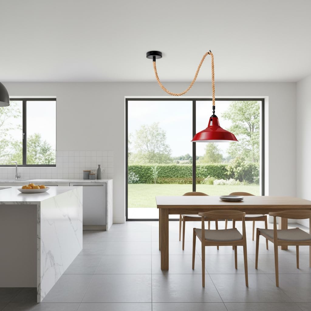 lustre chanvre pour restaurant vintage