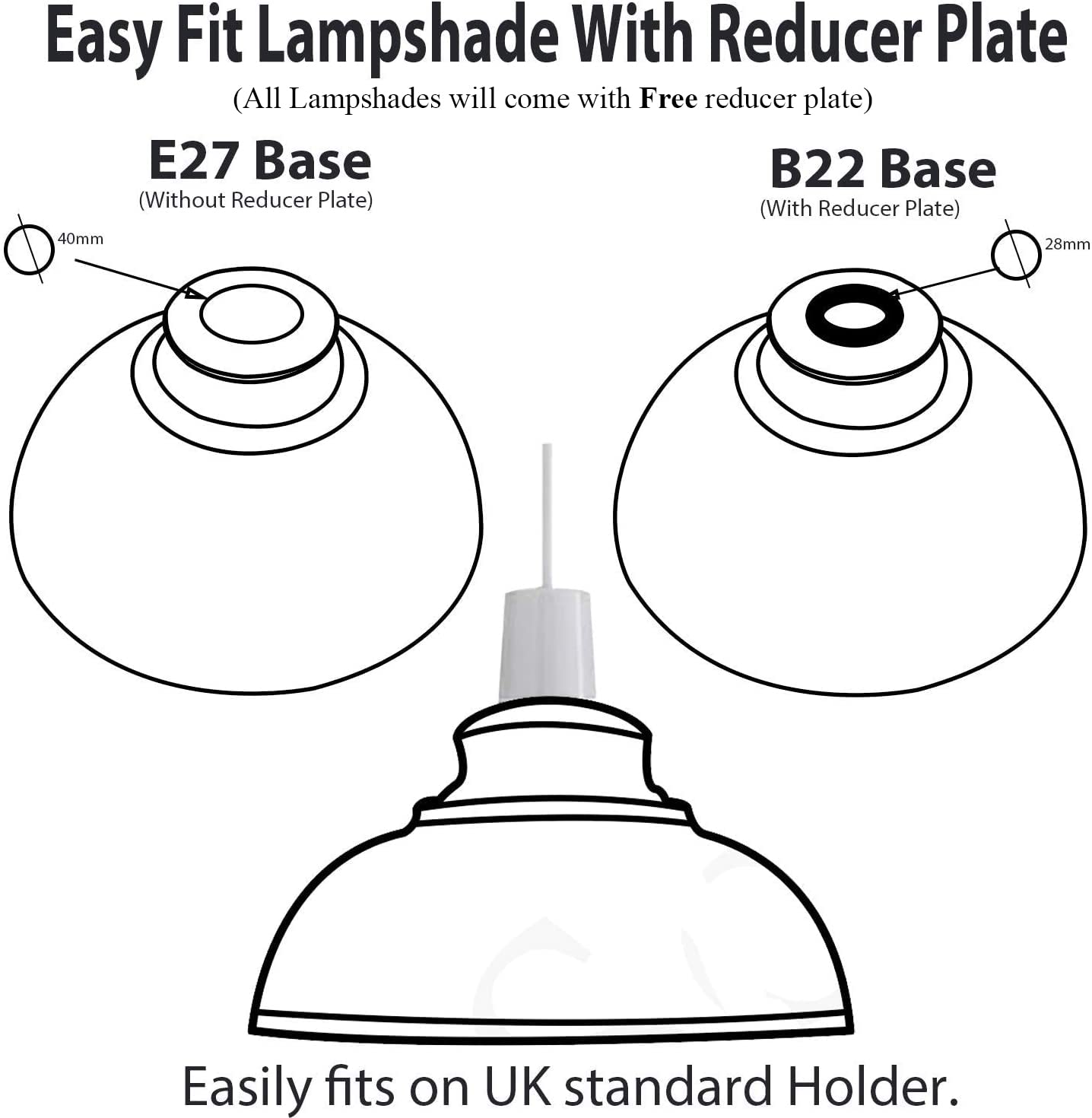 lampe shade pendant metal