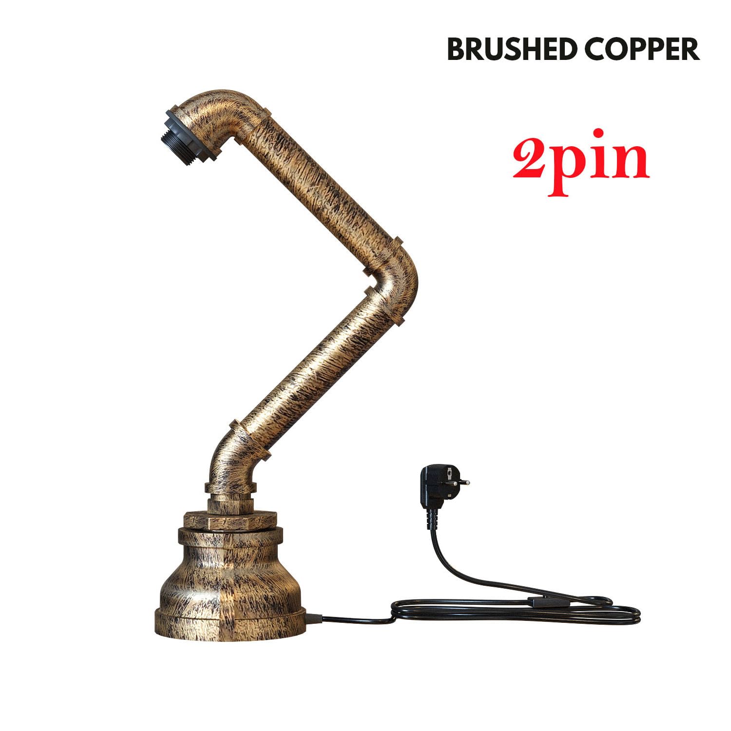 e27 lamp with table steampunk