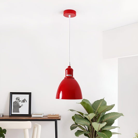 LEDSone Suspension Luminaire Industrielle Métal 15cm E27 Câble Réglable ~2152