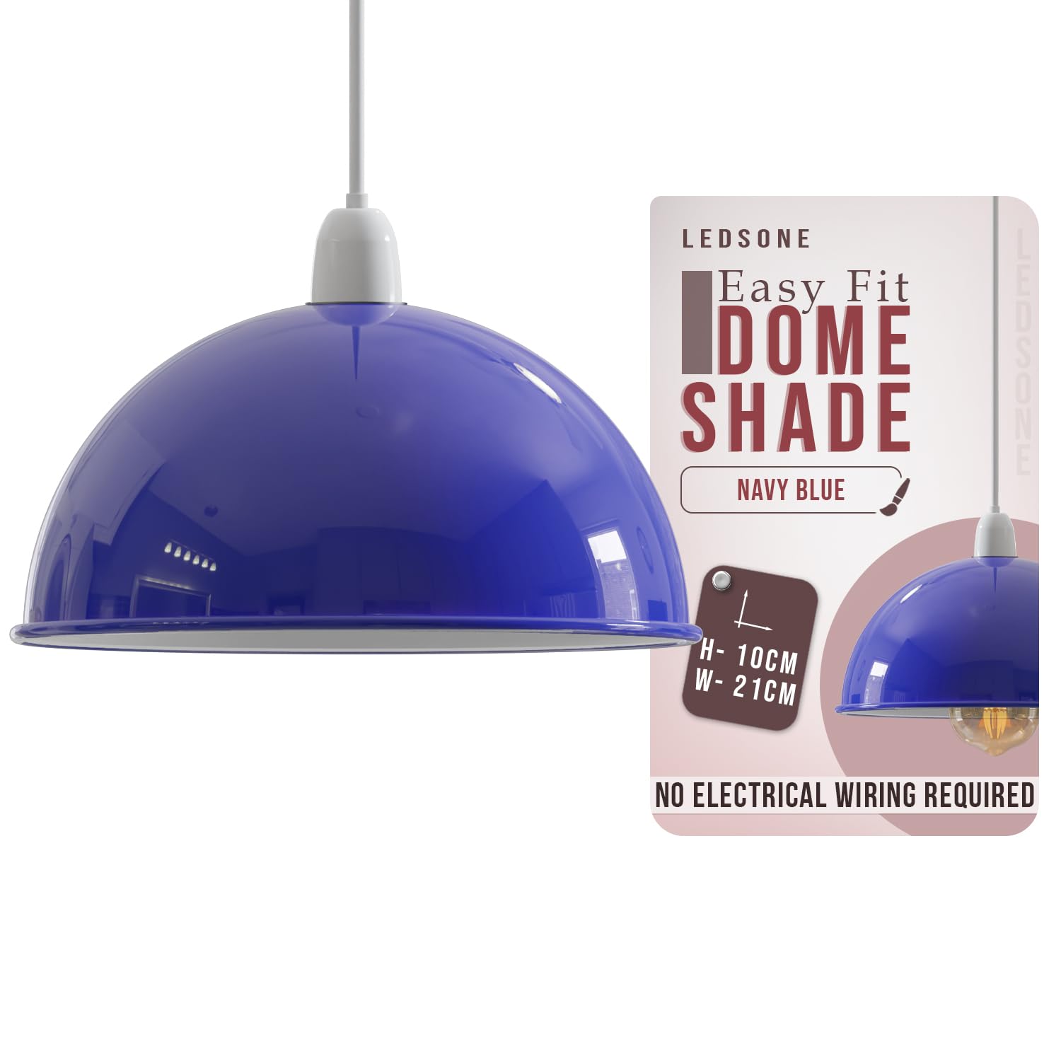 cage lustre suspension fil