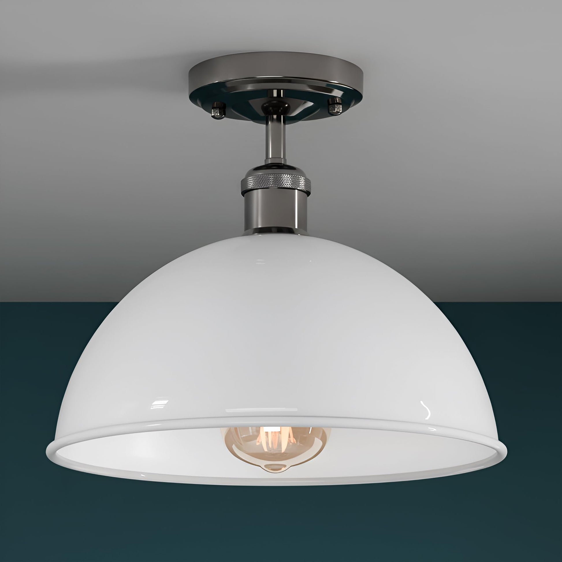 metal light fixture ceiling