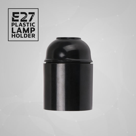 Support de lampe en bakélite, vis E27, lumière unie, douille noire, support de lampe ~ 2988