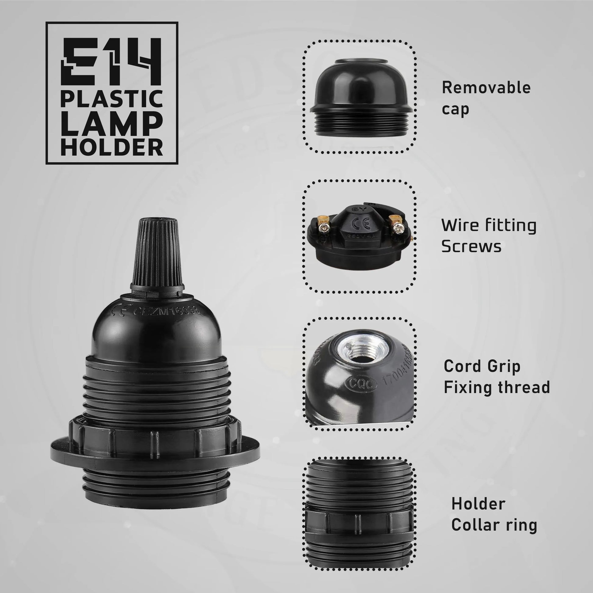 E27 Screw Lamp Holder