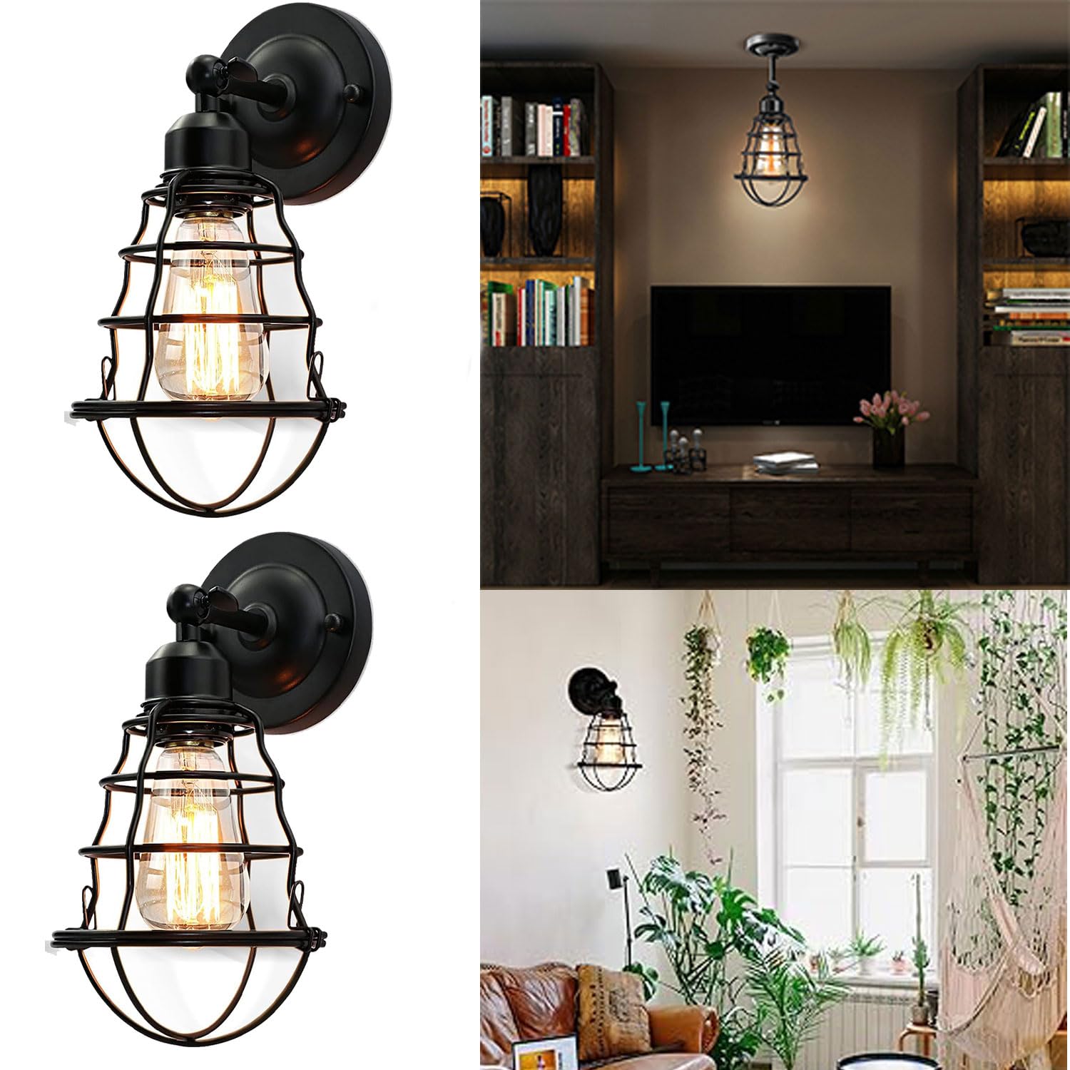 luminaire vintage murale