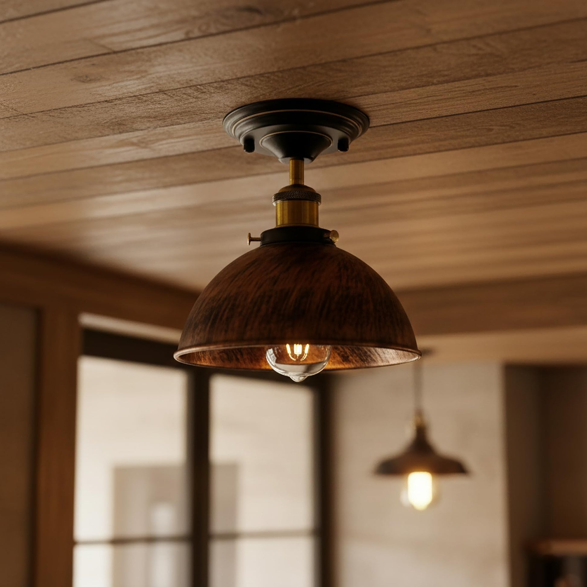light metal fixture ceiling