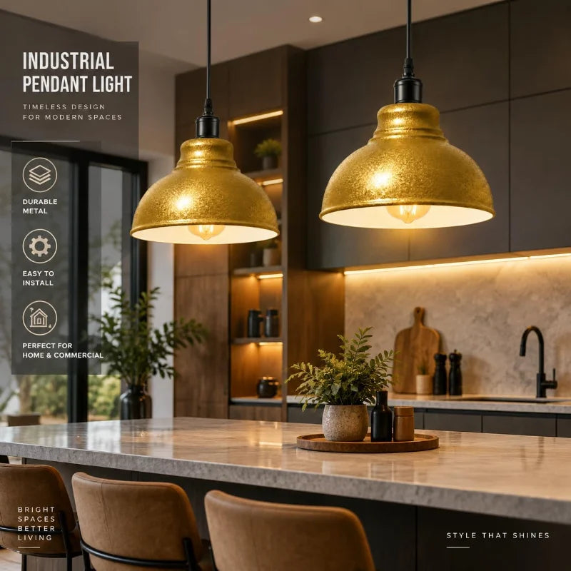 suspension industrielle vintage
