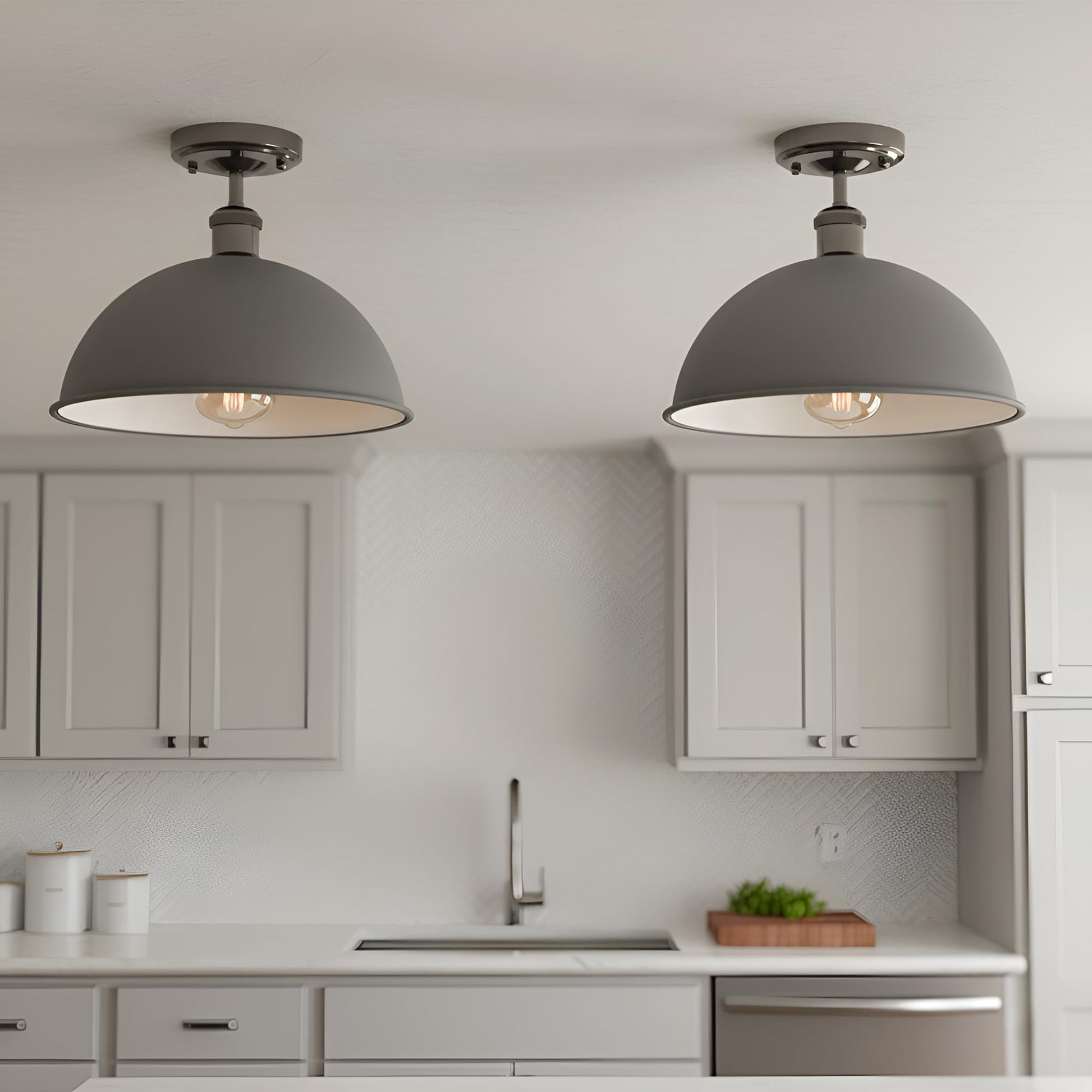 metal light fixture ceiling