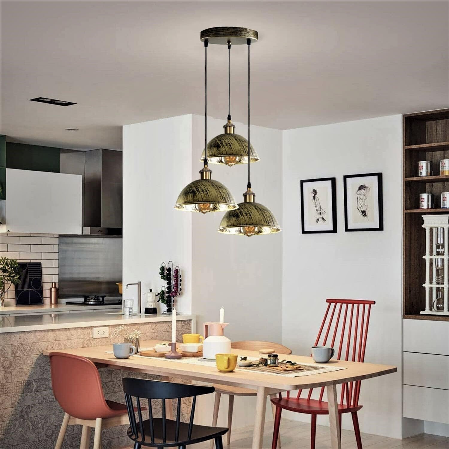 salon suspension lustre plafon
