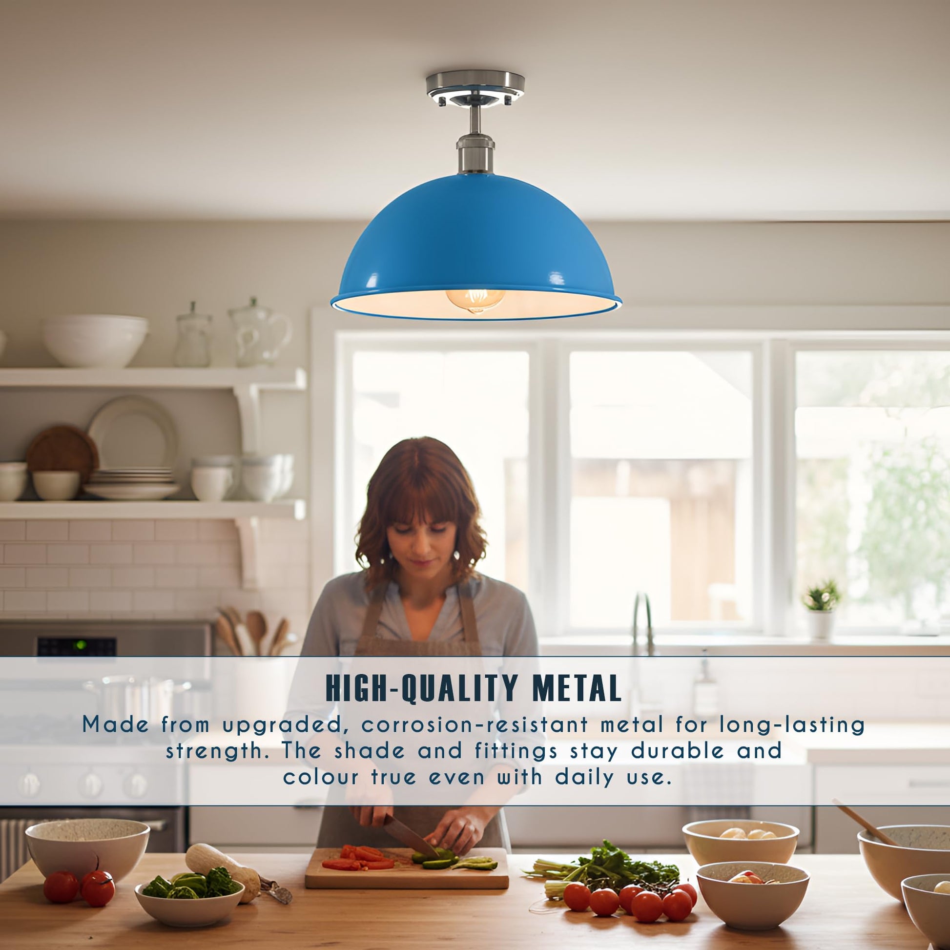 metal light fixture ceiling