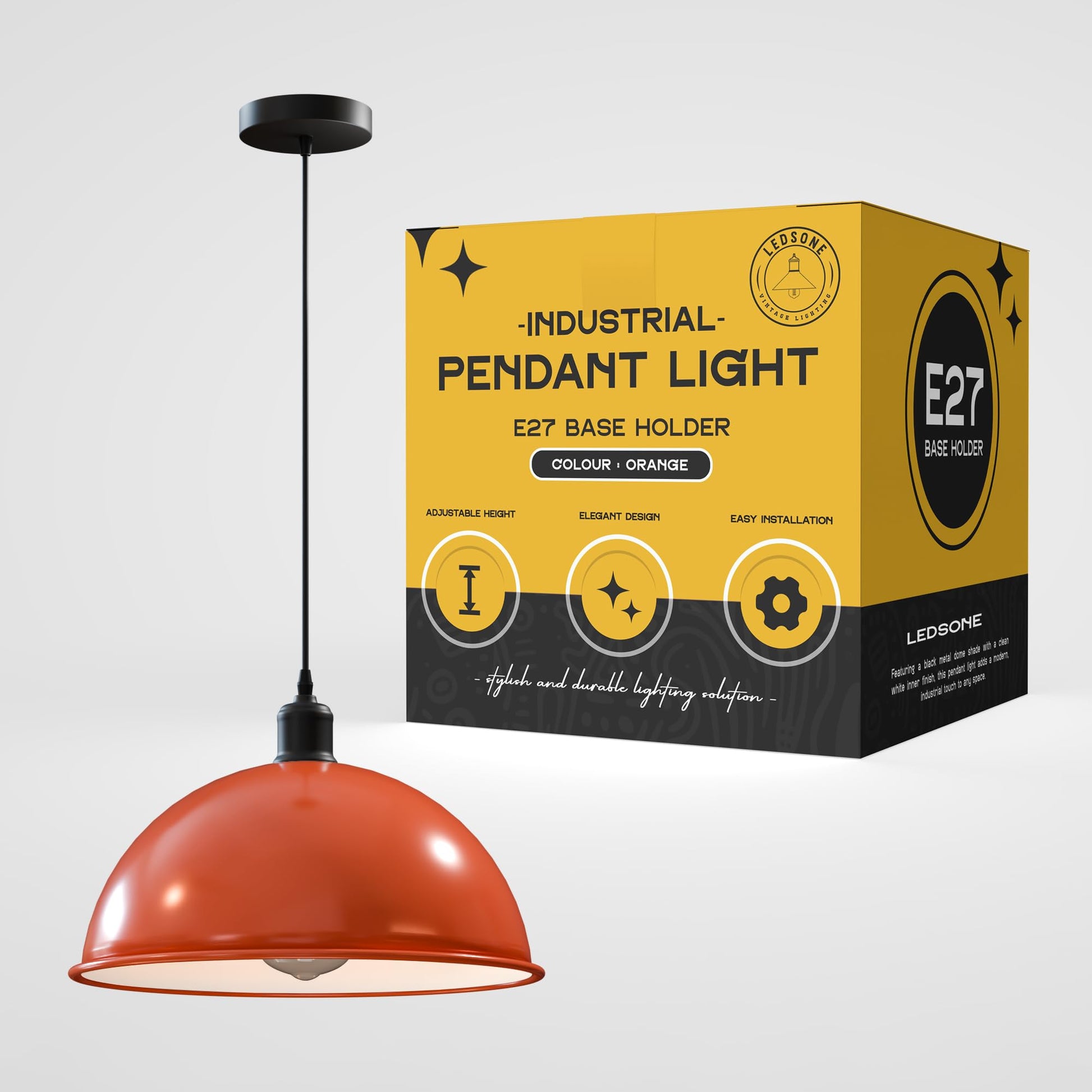 pendant industrial dome fixtur