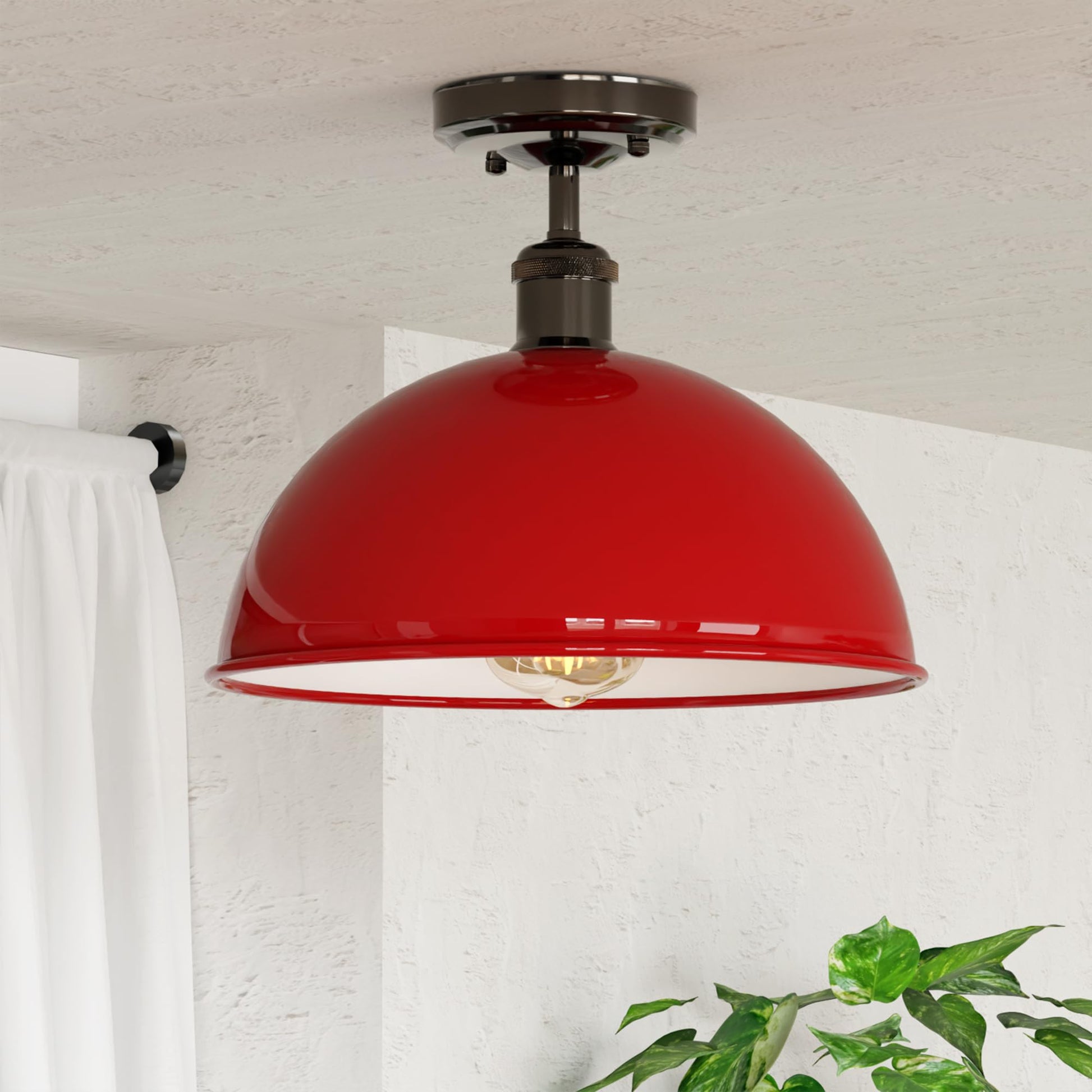 metal light fixture ceiling