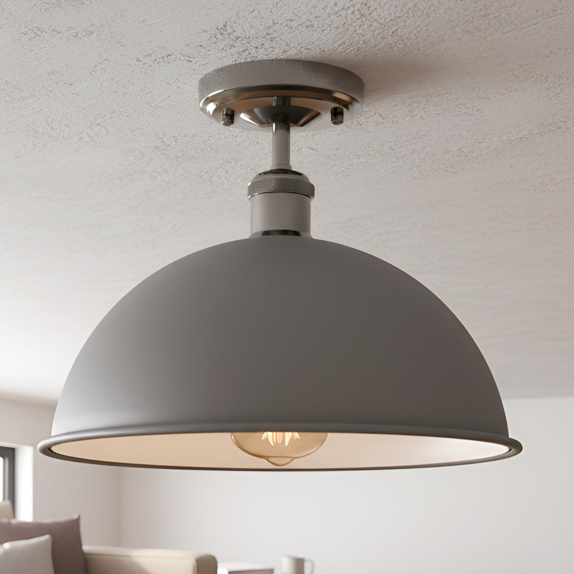 metal light fixture ceiling