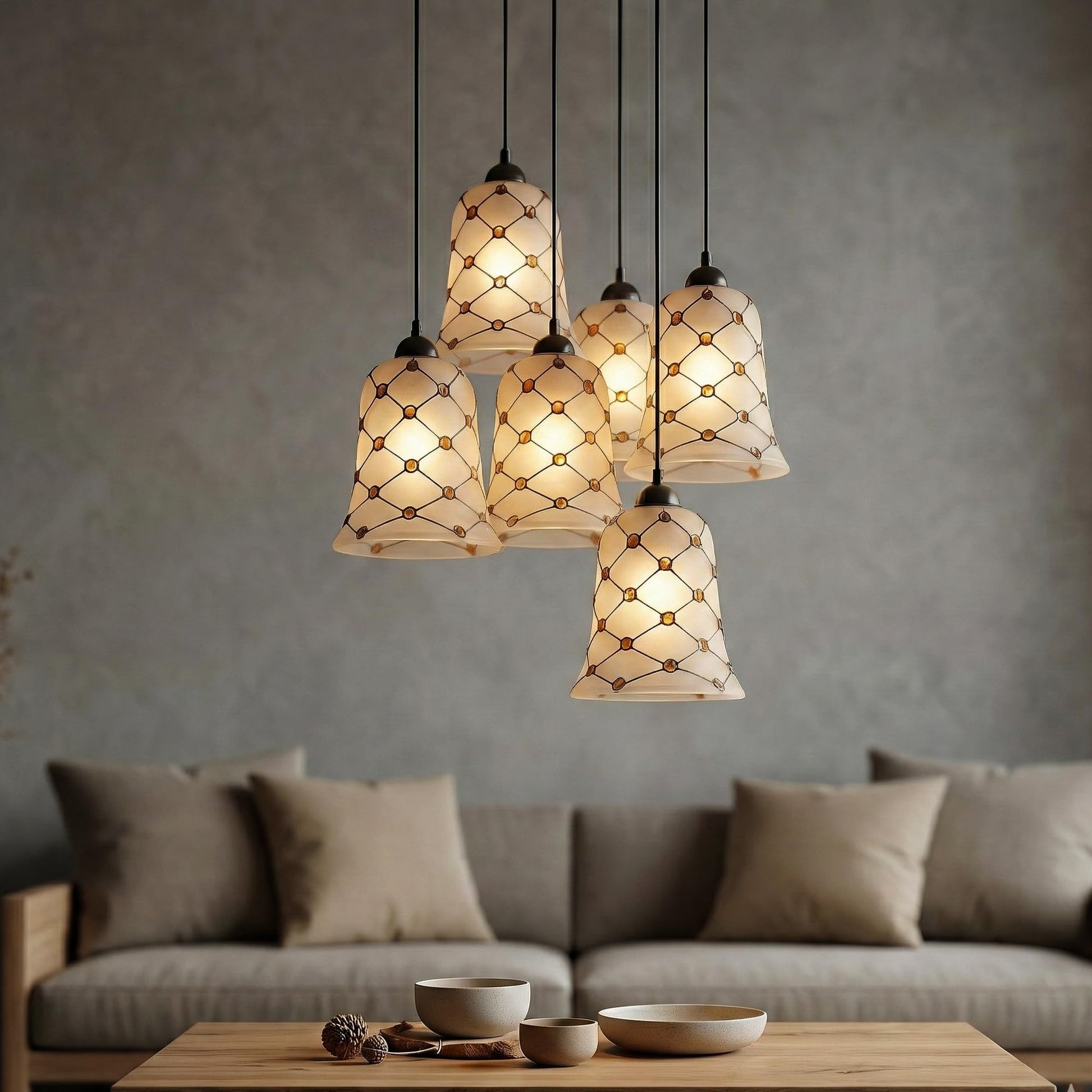 ceiling vintage cloche fixture