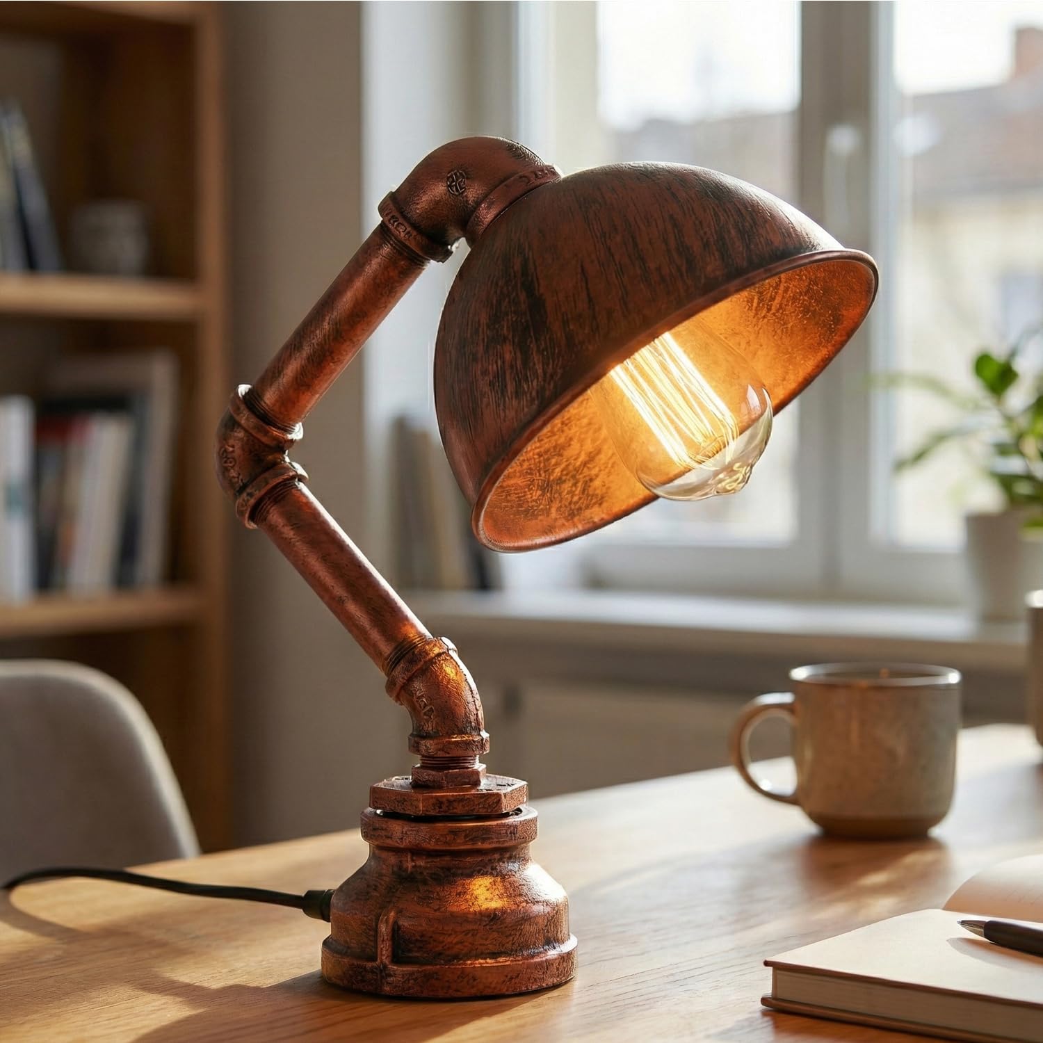 lamp with table steampunk