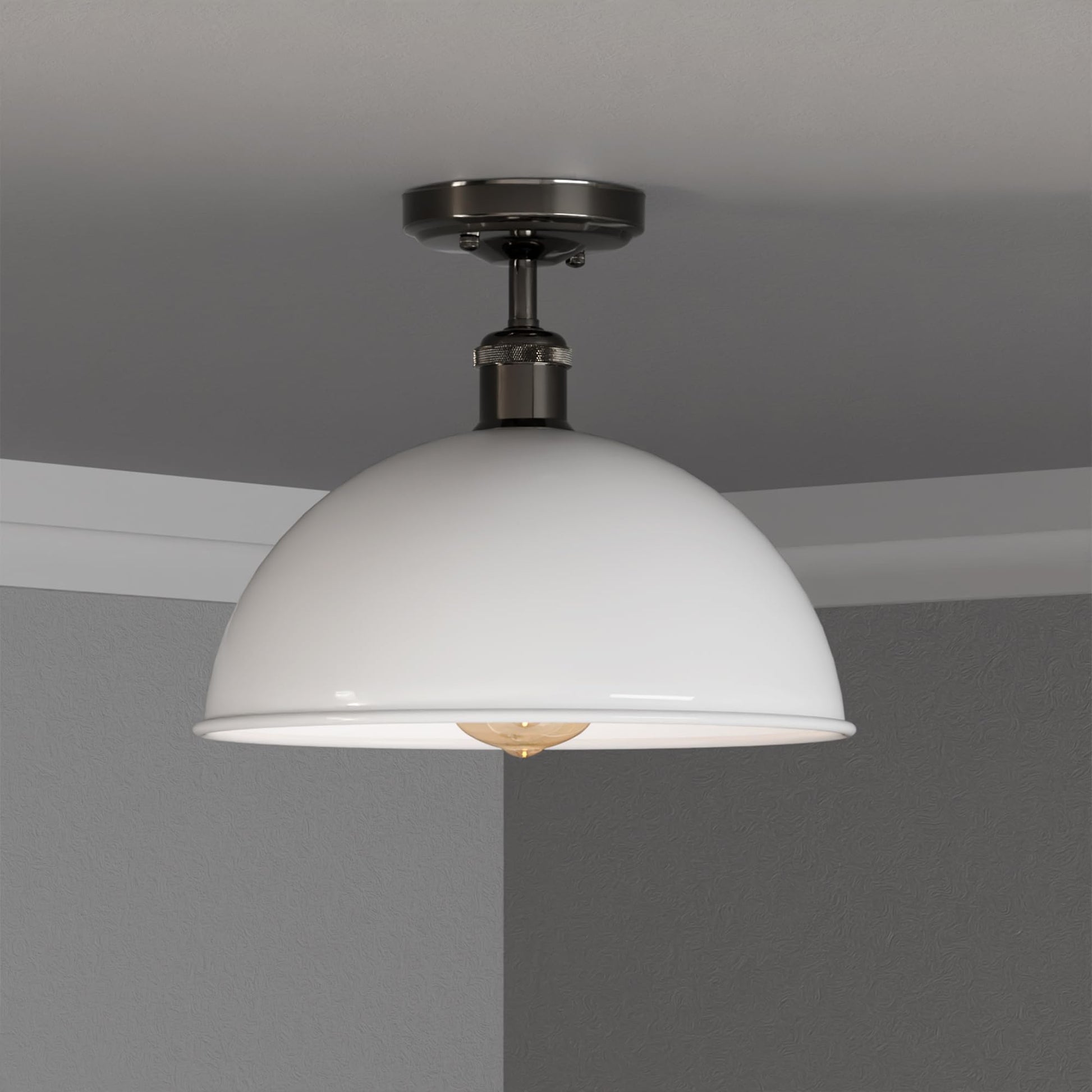 metal light fixture ceiling