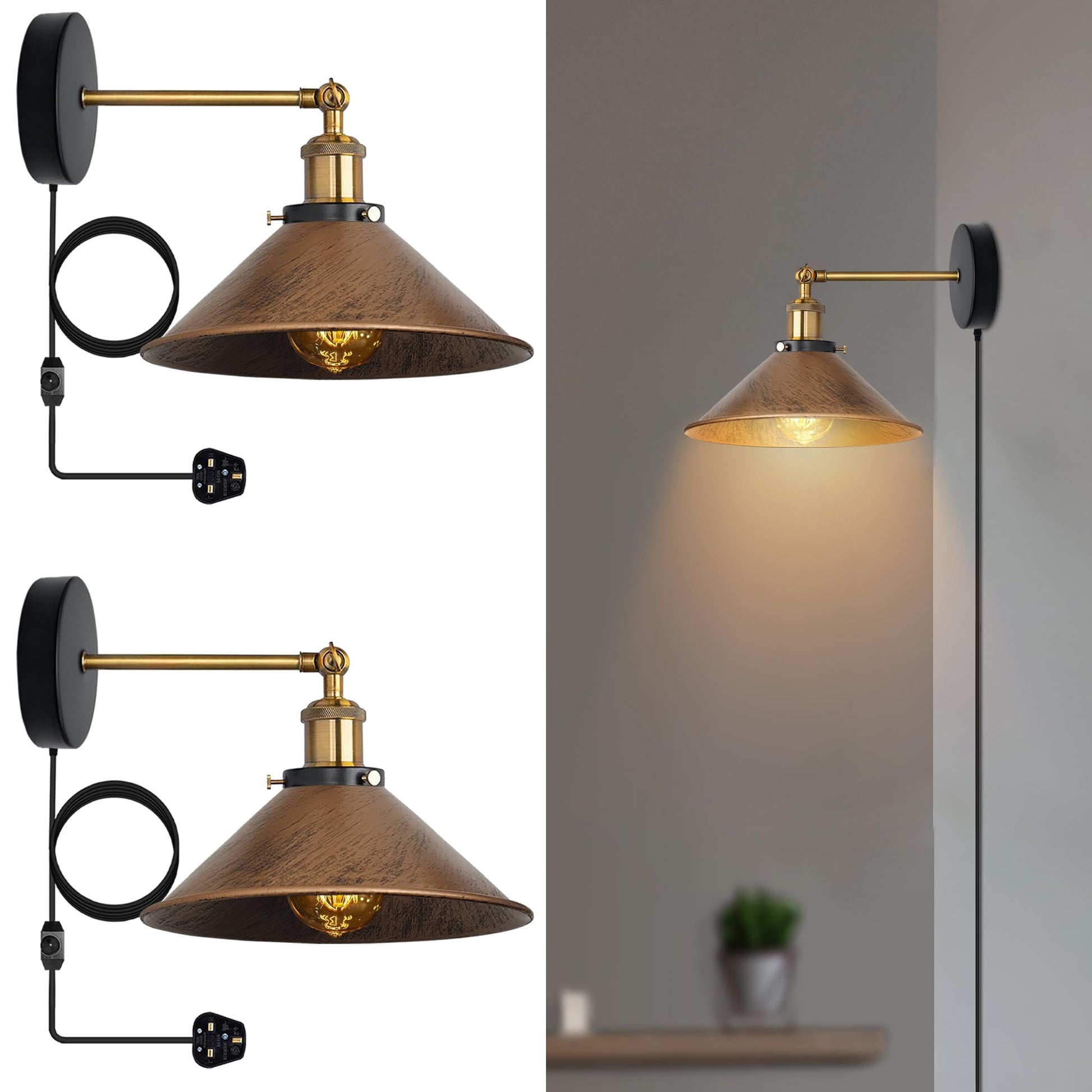 luminaires sans murale plafond