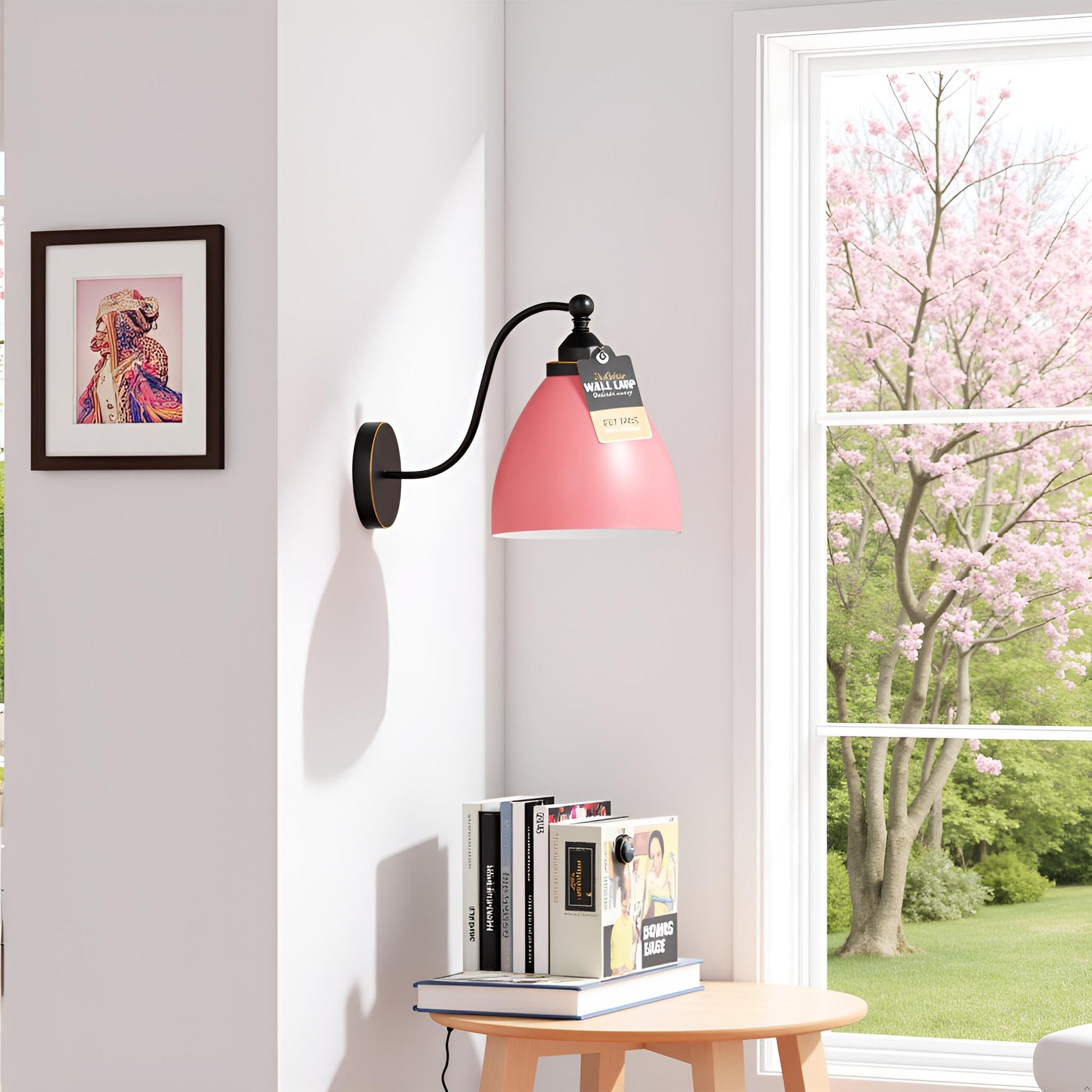 murale retro chambre abat