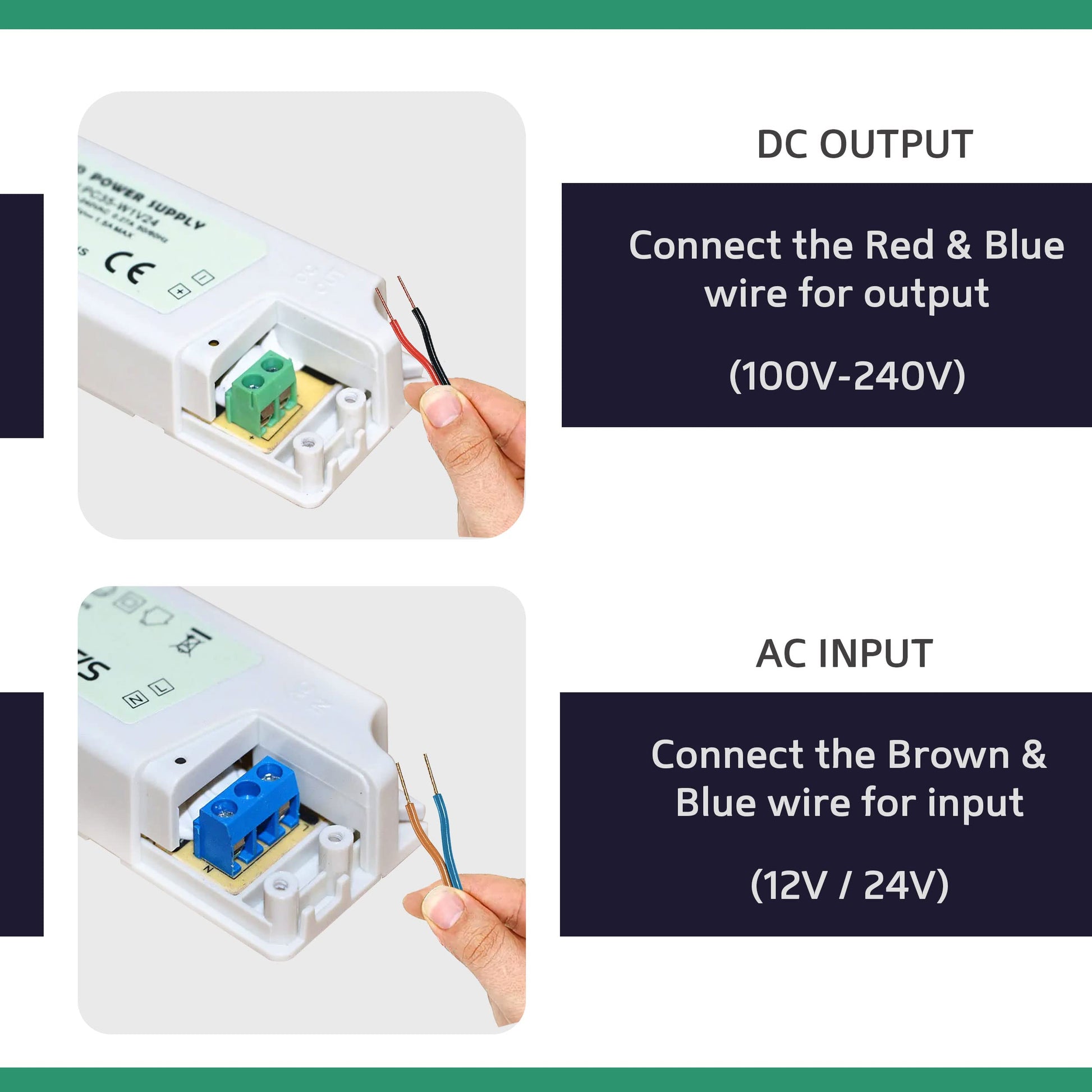 power led converter 230v strip