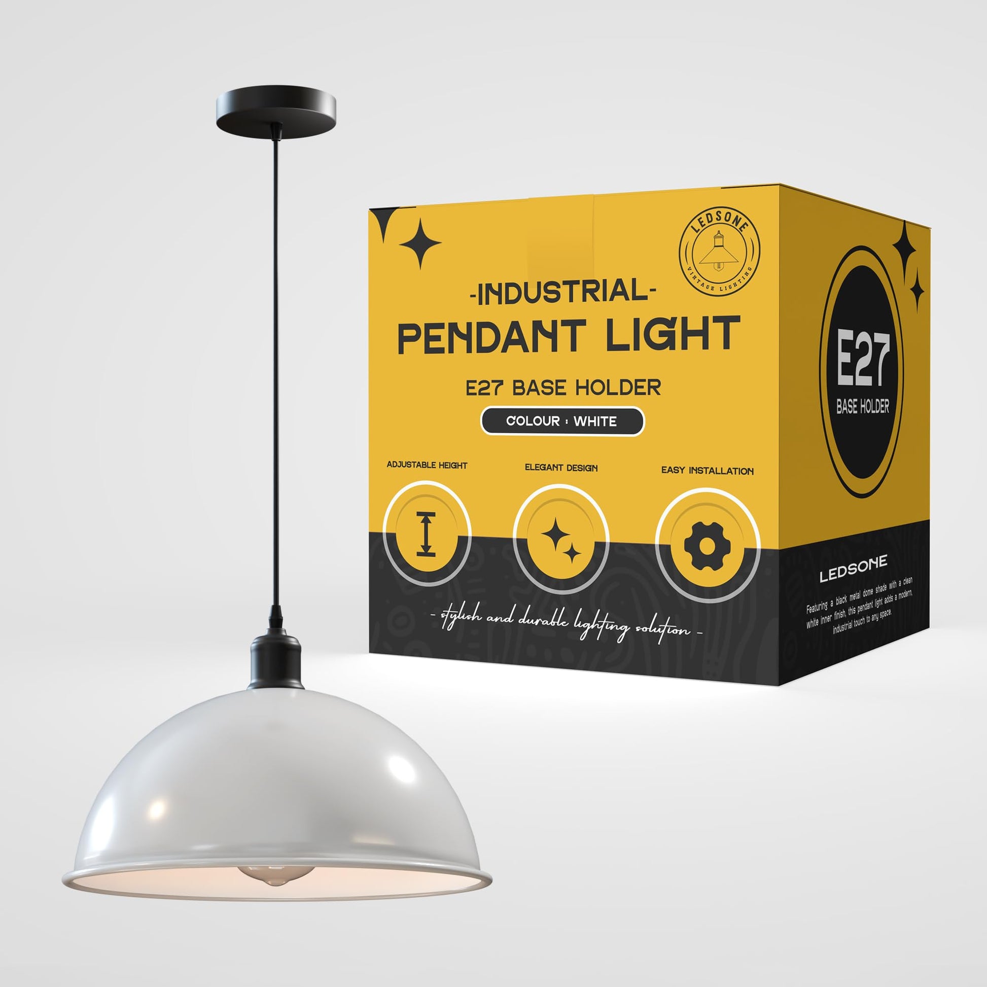 pendant industrial dome fixtur