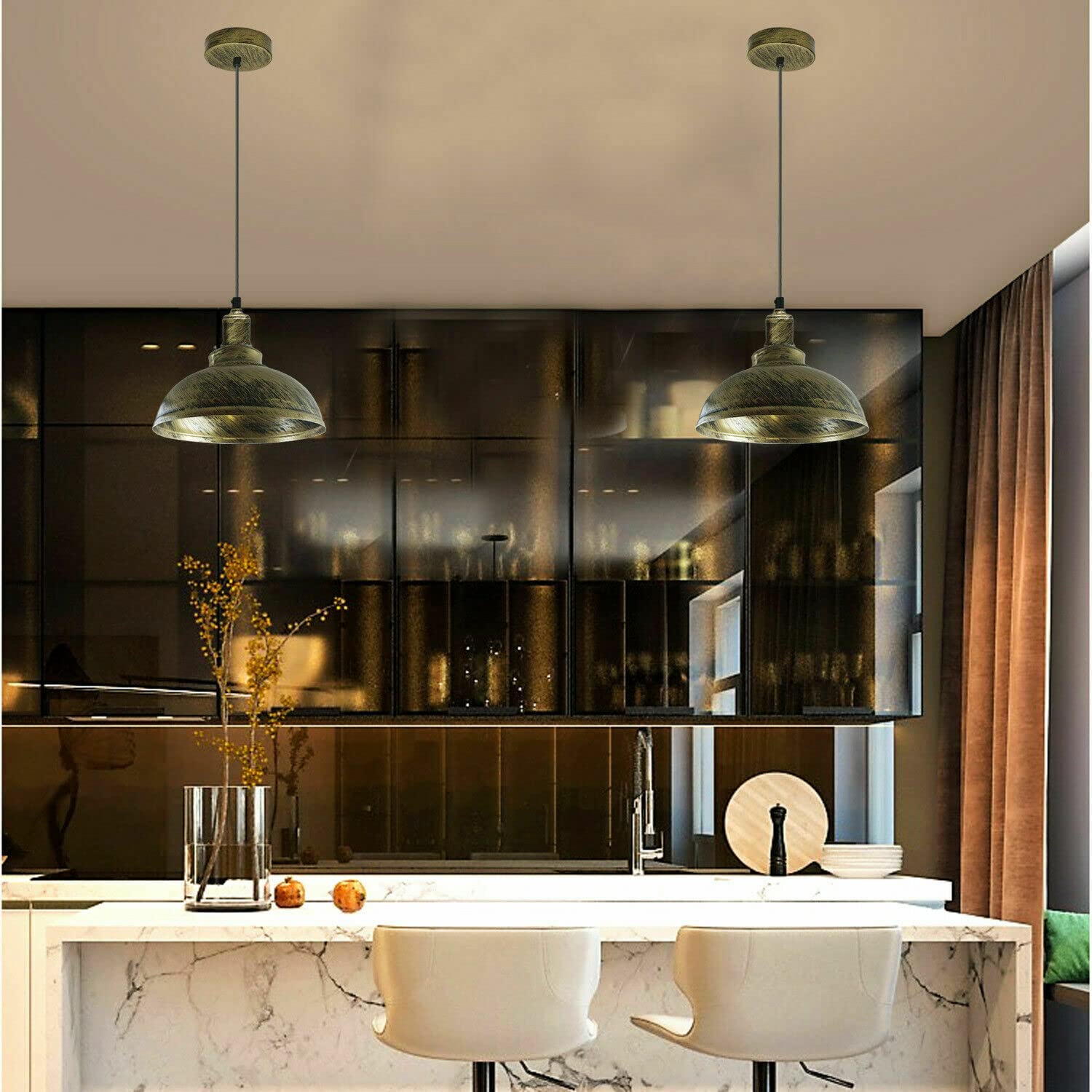 ceiling light metal