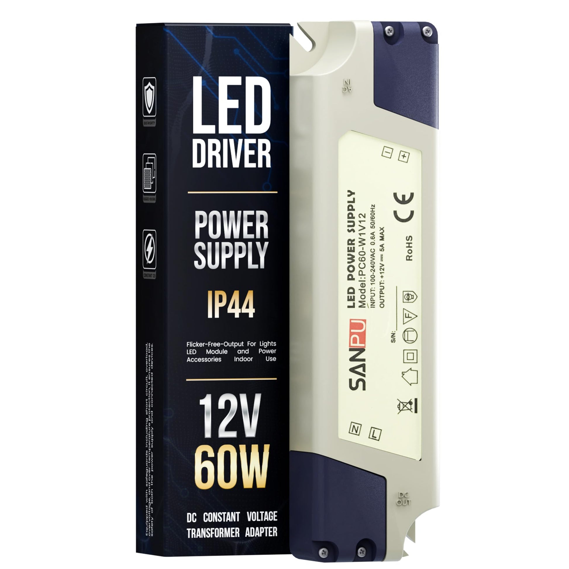 strips 12v 230v converter