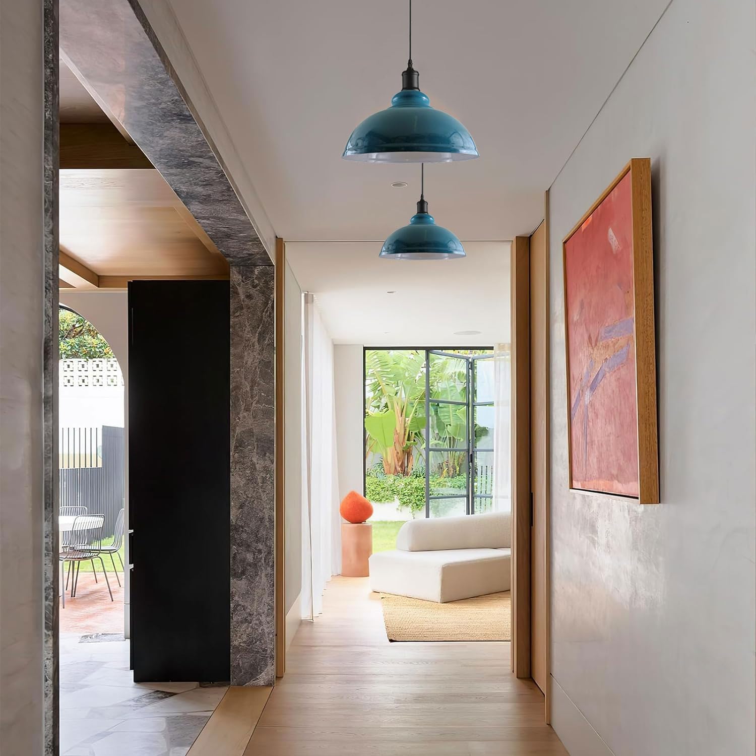 chambre salon cuisine jour