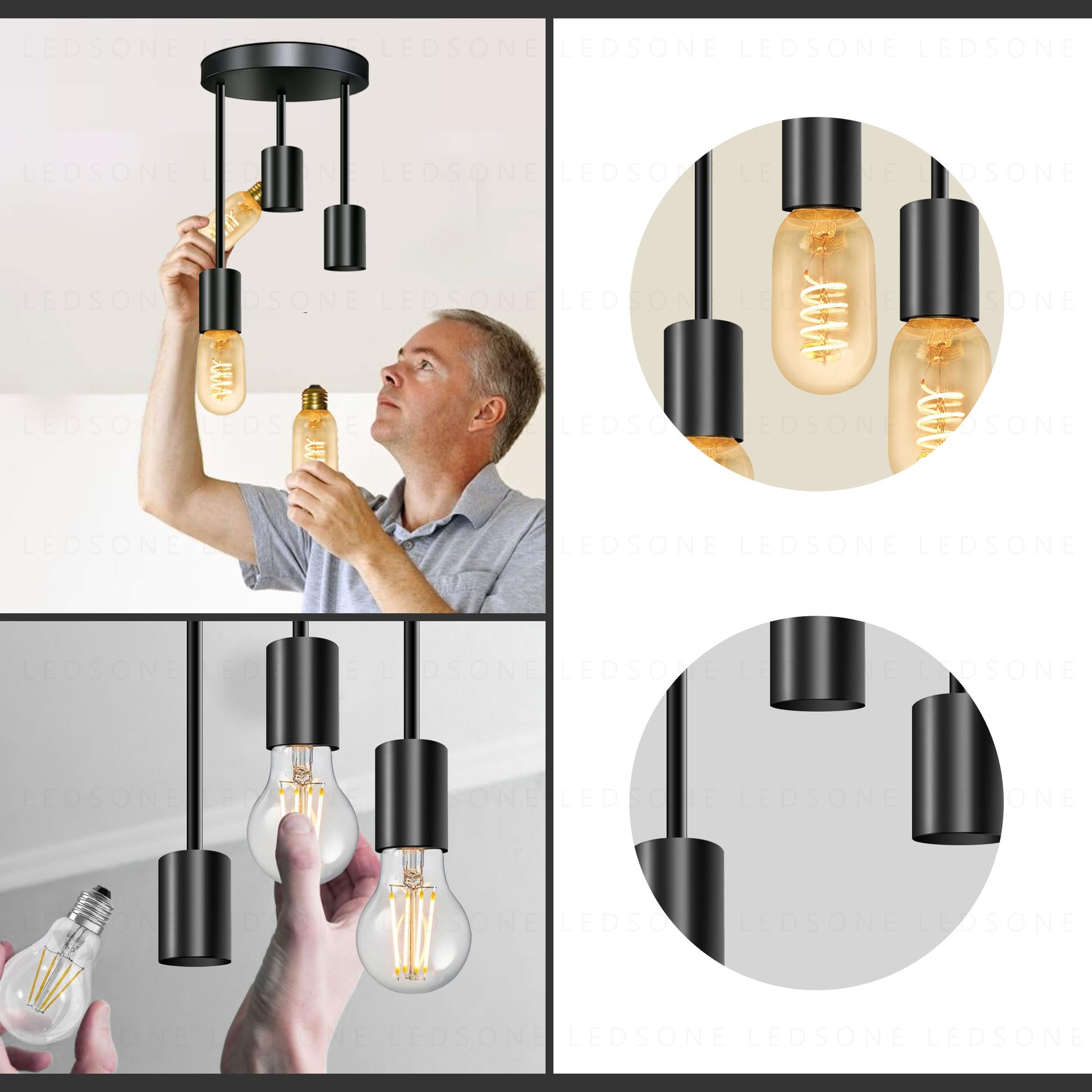 industrial light fixture ceili
