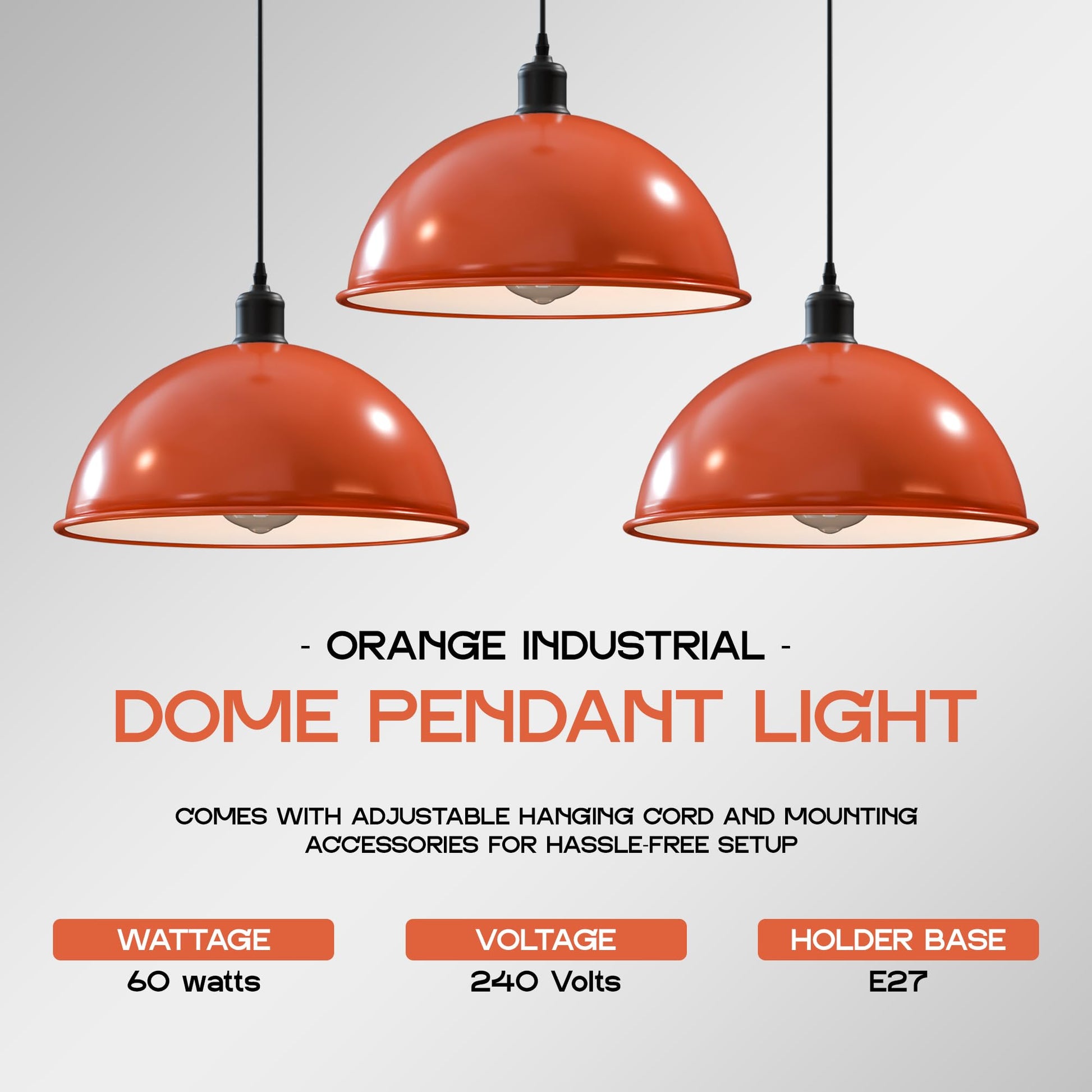 pendant industrial dome fixtur
