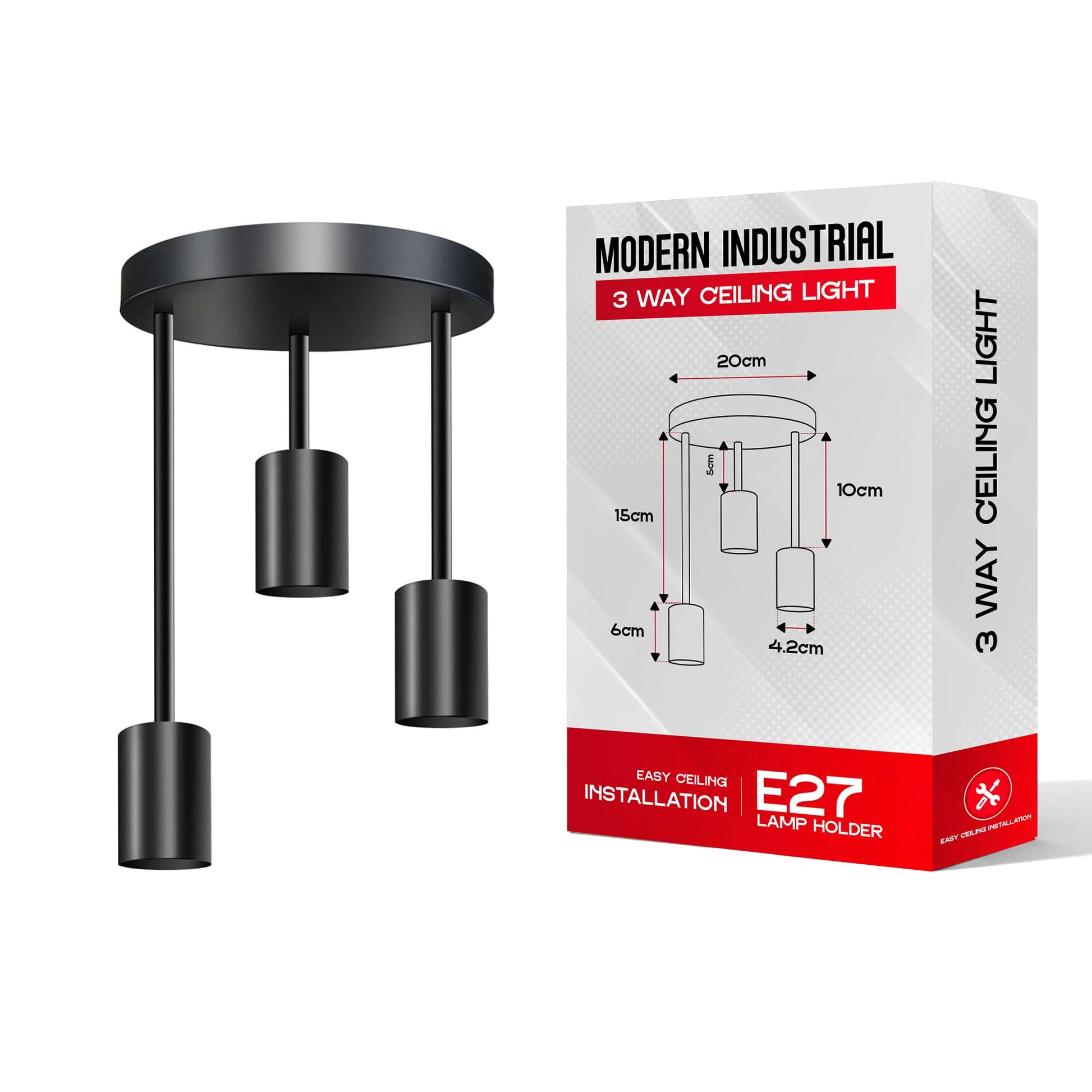 industrial light fixture ceili