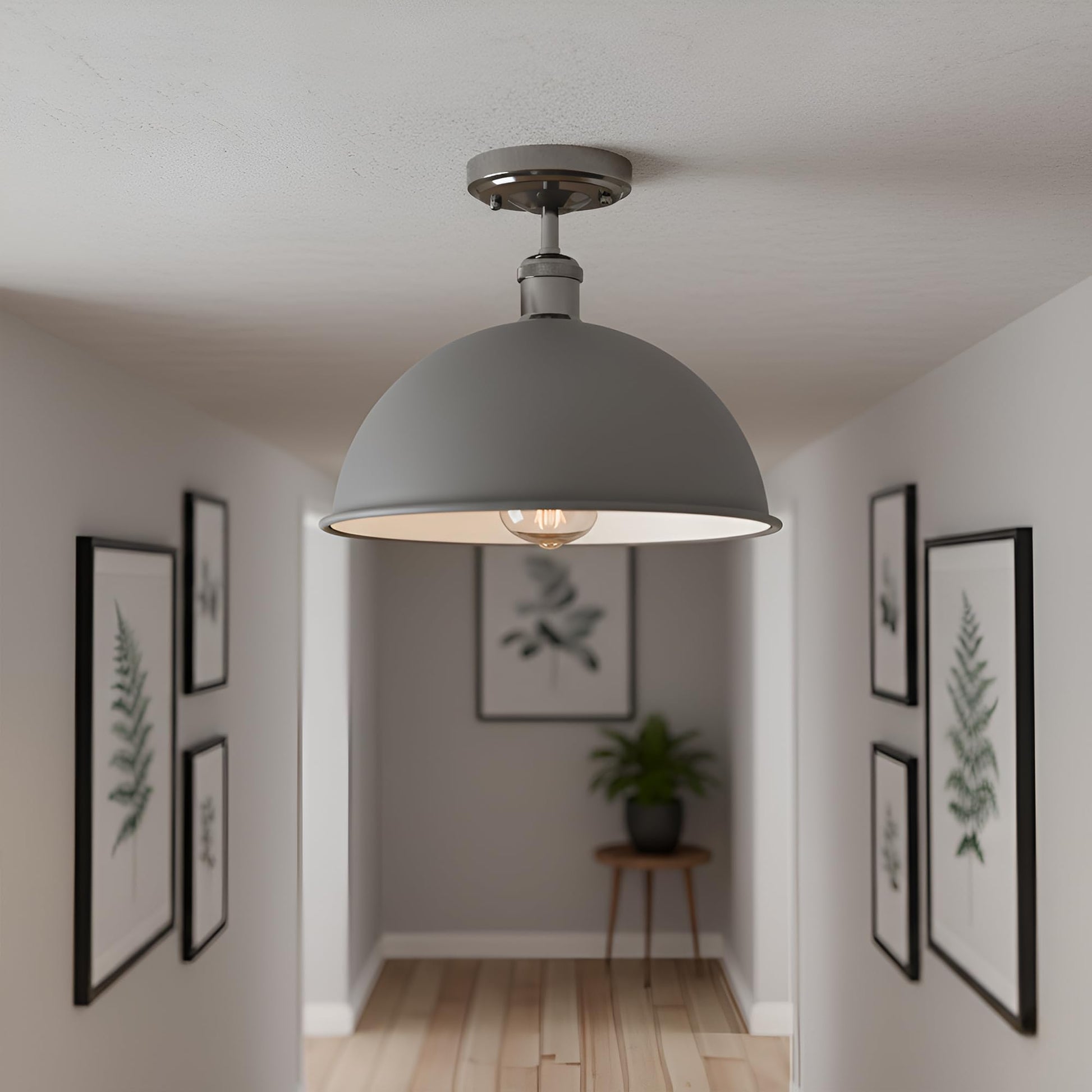 metal light fixture ceiling