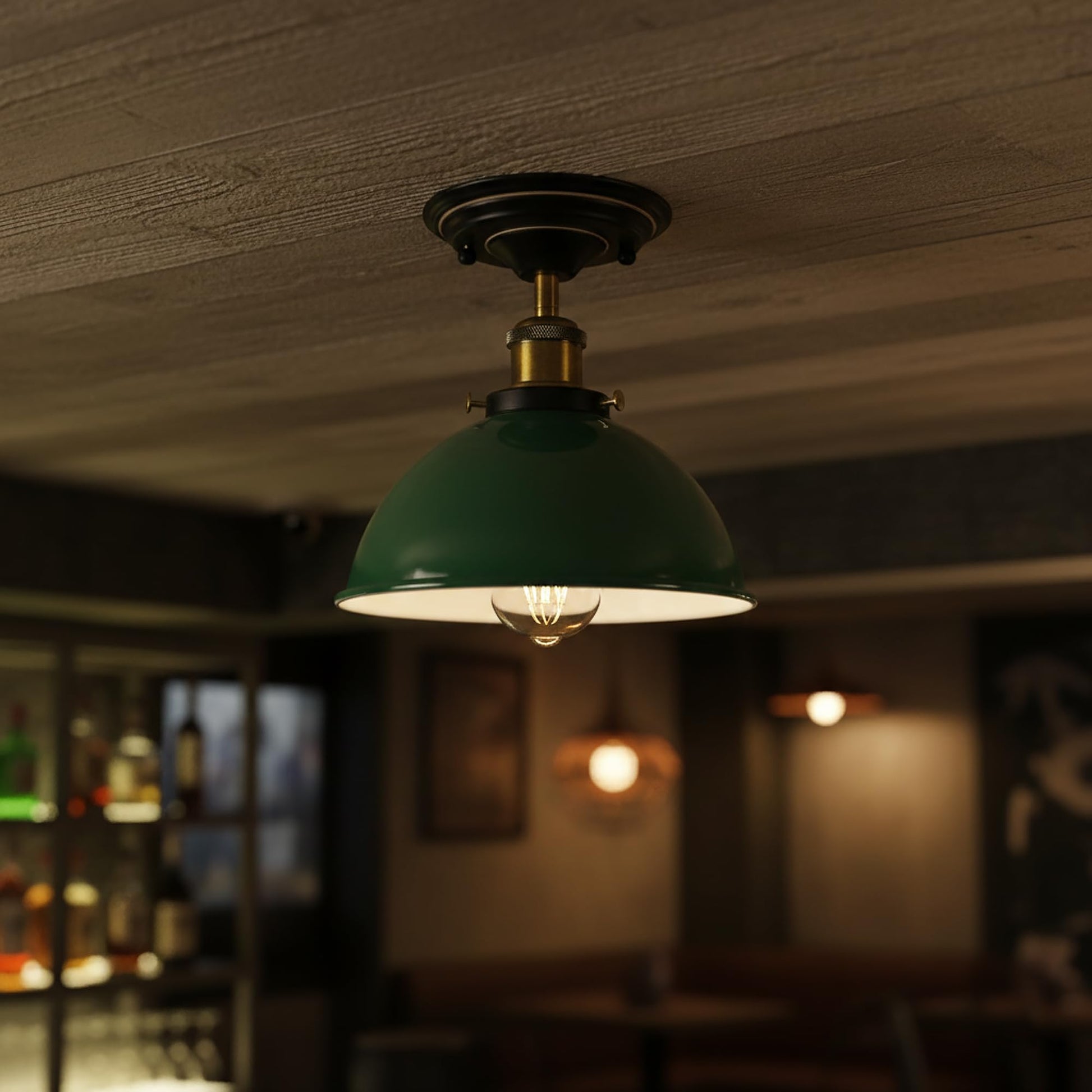 metal light fixture ceiling