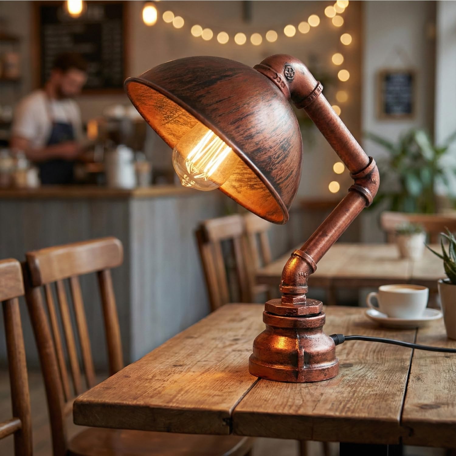 lamp with table steampunk
