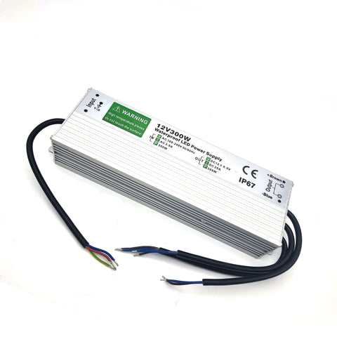 Transformateur d'alimentation de pilote de LED étanche DC12V IP67 300W ~ 3354