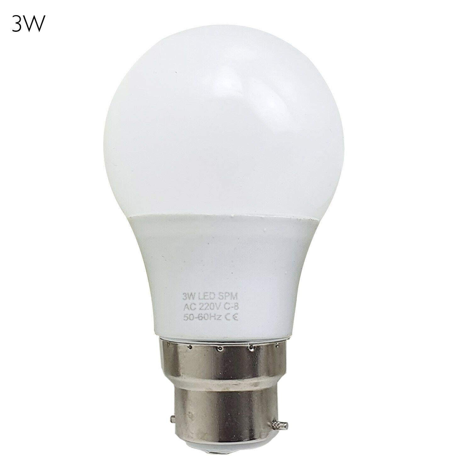 3 X LED Lamp 3W-25W B22 E27 GLS Light Bulbs Cool White A+ Lighting~1440 - LEDSone UK Ltd