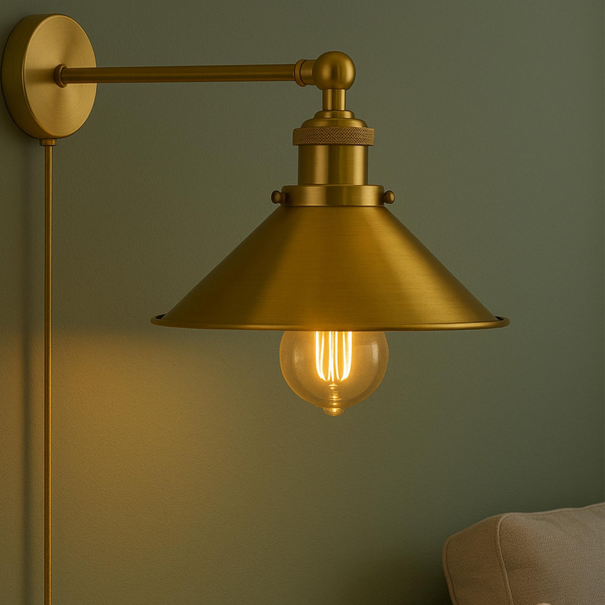 fil lustre luminaire murale