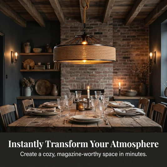 lustre rustique cuisine