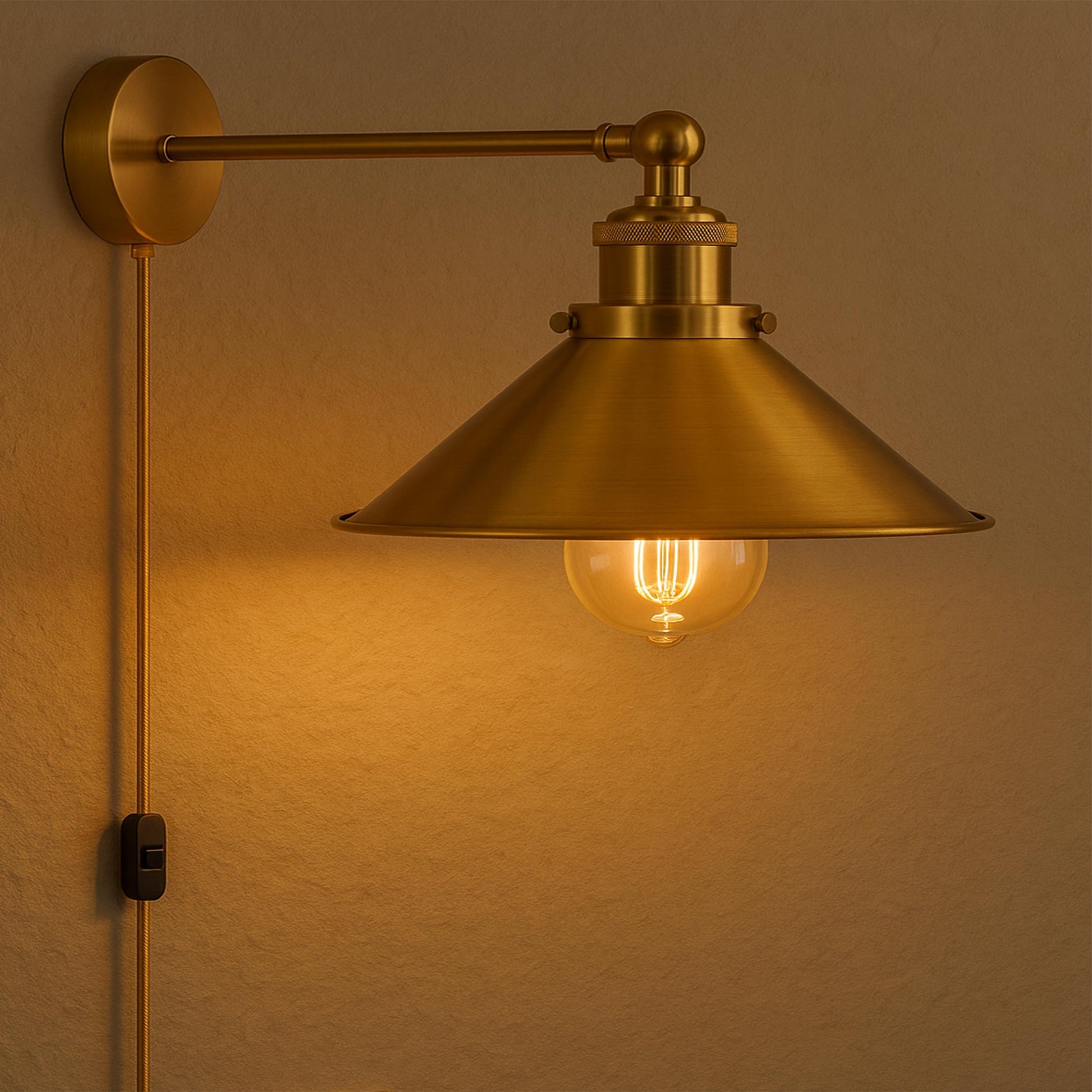 fil lustre luminaire murale