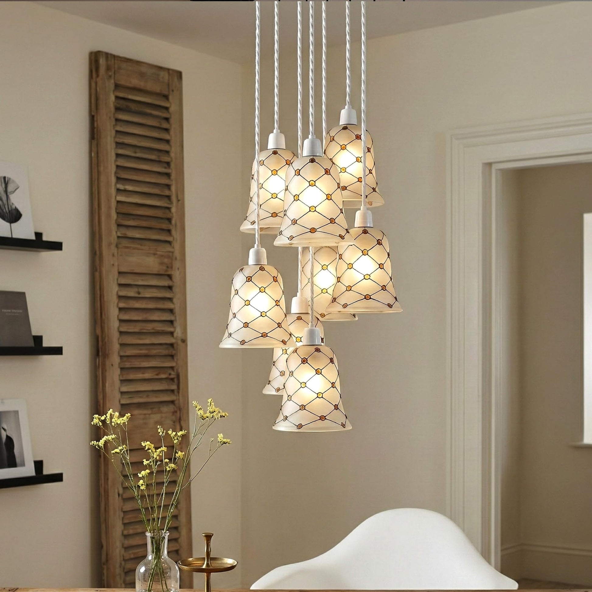 ceiling vintage cloche fixture