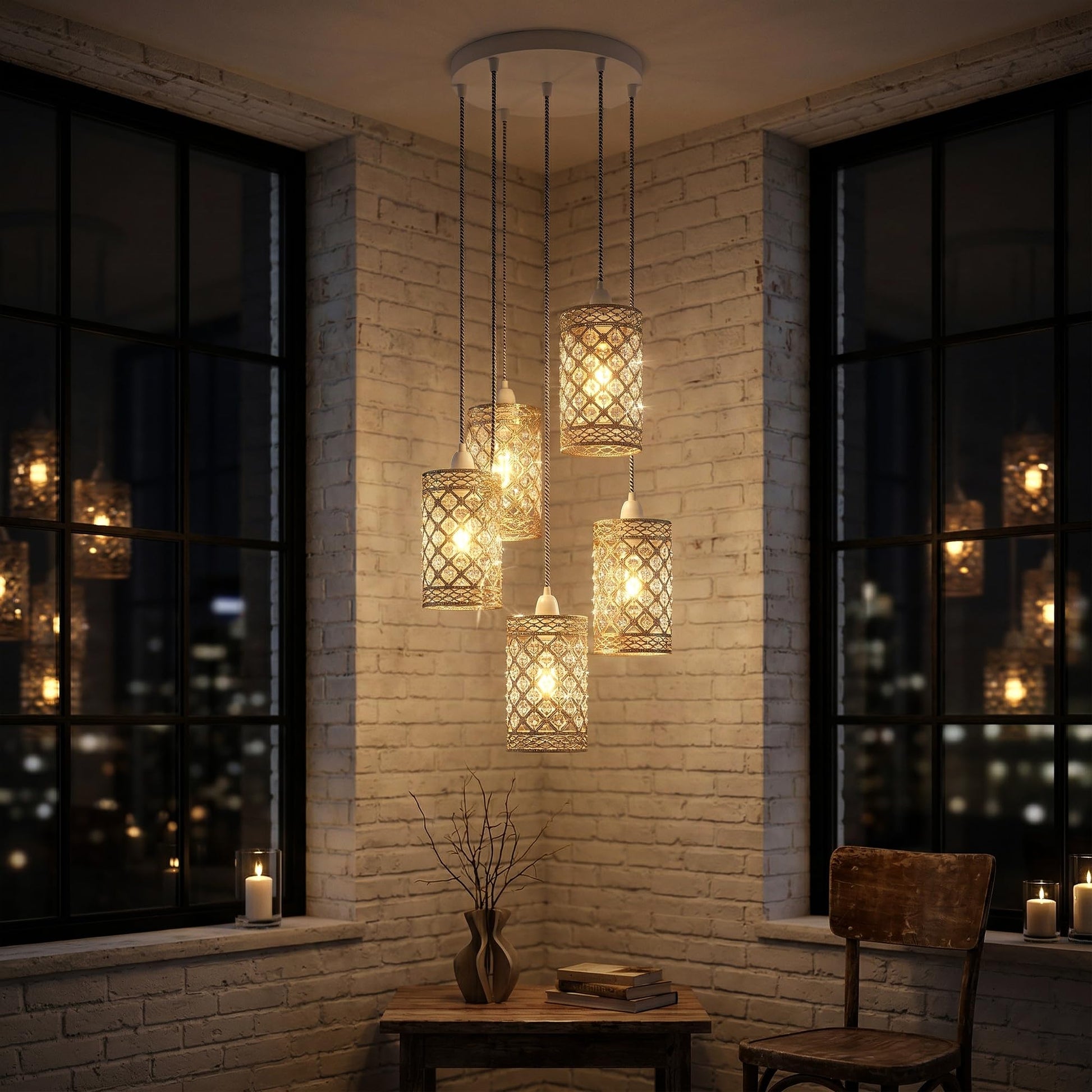 light fixture metal