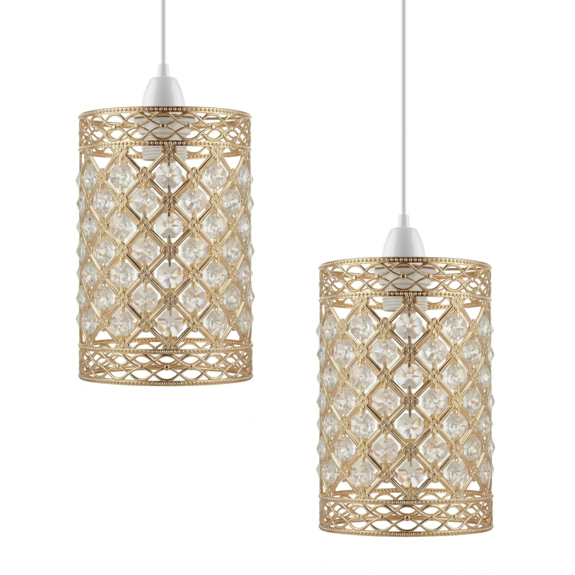 abat-jour orientaliste cristal