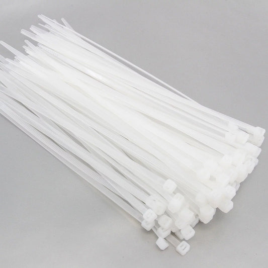 Attaches de câble blanches autobloquantes Attaches zippées en fil de nylon lourd ~ 5360