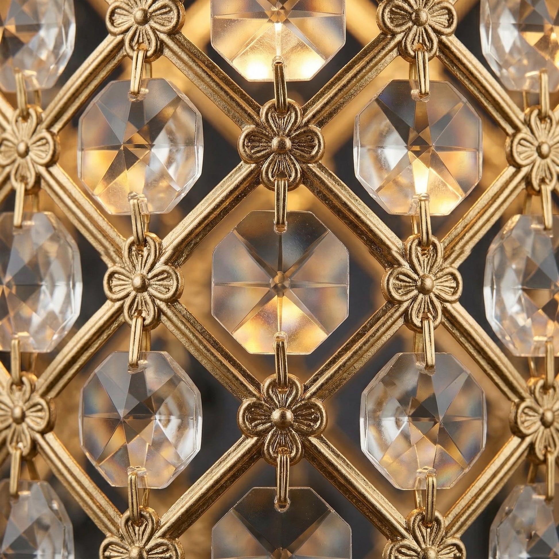 abat-jour orientaliste cristal