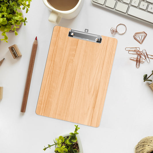 Clip métallique en bois pour presse-papiers au format A4, pour le travail scolaire et de bureau ~ 5279