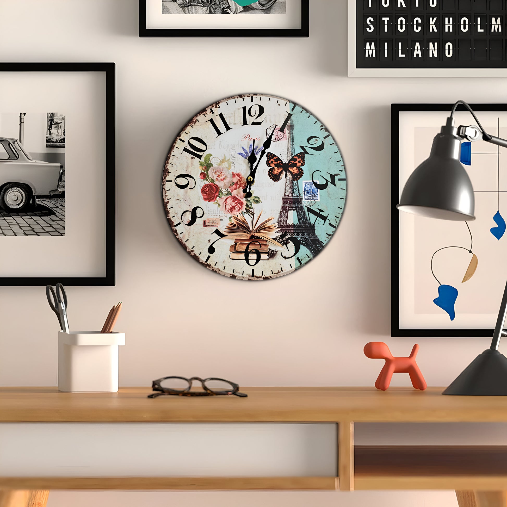 Wooden Wall Clock