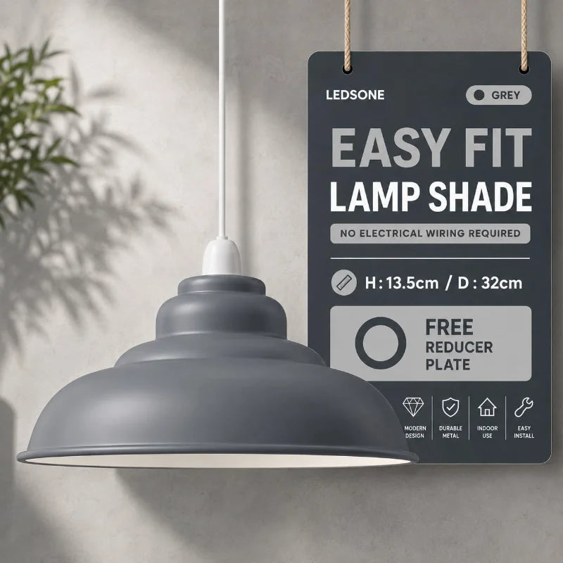 Abat-jour plafond en métal pour cuisine moderne
